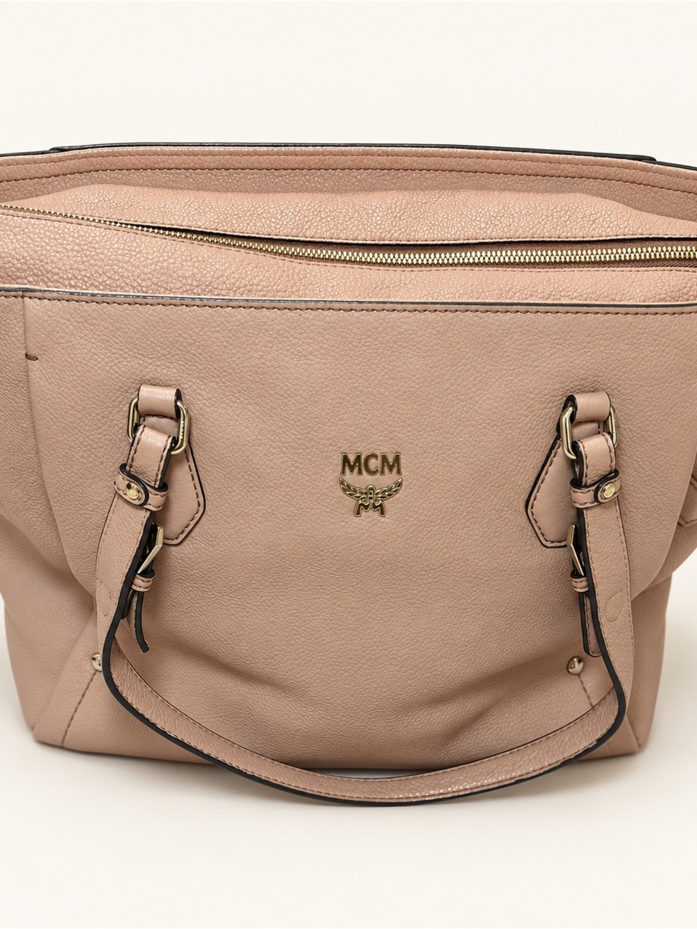 Authentic MCM Blush Pink Leather Tote – CheckCheck Certified